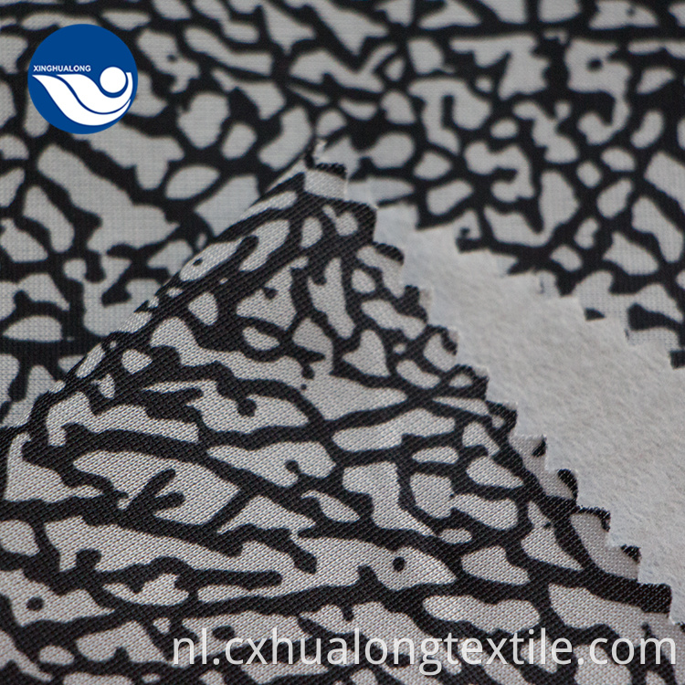 Printed Stretch Brush Tricot Fabric